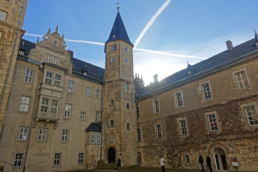 Innenhof des Schlosses von Wolfsburg