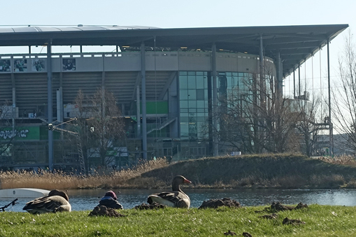 Chillen am Stadion