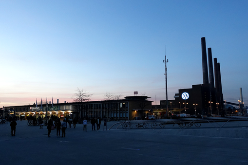 Bahnhofsromantik am Wolfsburger Hbf.