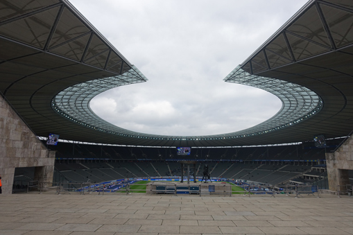 Blick ins Olympiastadion