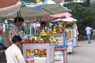 Für Liebhaber der indischen Küche: Snack-Stände in Shimla