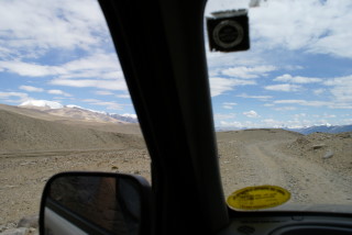 Weiterfahrt auf der Jeep-Piste