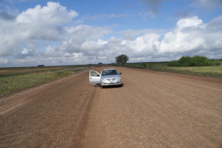 Unser VW Gol in der argentinischen Pampa