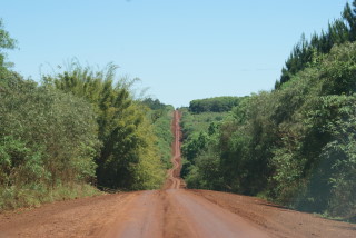 Nebenstraße in der Provinz Misiones