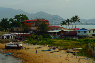 ﻿Der Vorort Aberdeen bei Freetown