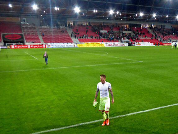 Niki Zimling nach dem Spiel in Regensburg