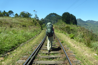 "Wanderweg" auf Sri Lanka