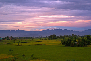 Abendstimmung in Sauraha